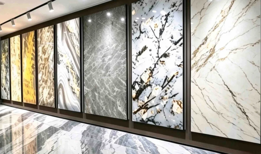 Sintered stone series display illustration