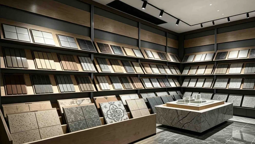 Ceramic tile collection illustration